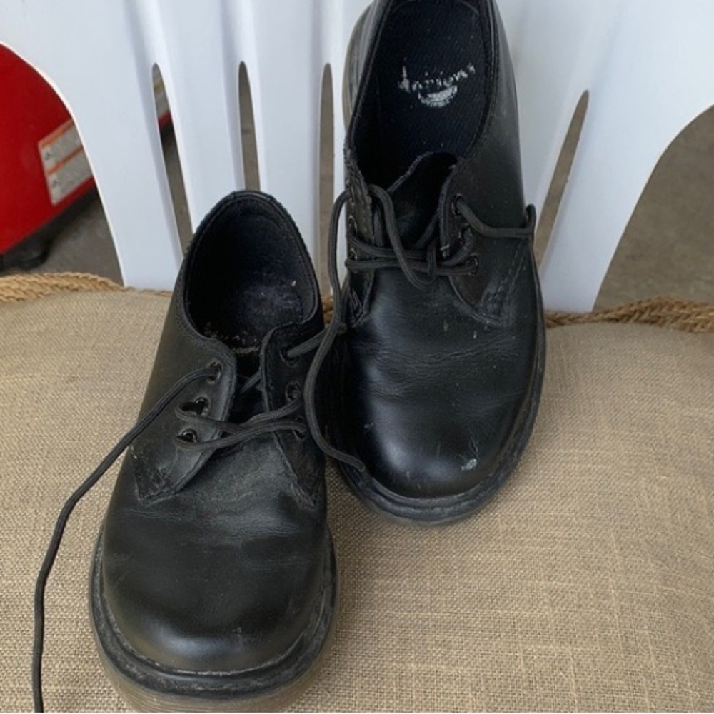 Men's Black Leather Derby Shoes - Classic Lace-Up
